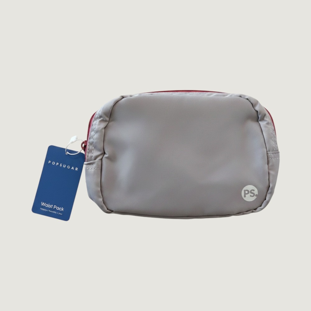 Popsugar‎ Nylon Waist Pack Fanny Pack Light Purple Pink Navy Blue New with Tags